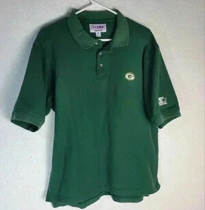Green Bay Packers Pro Line Starter Polo Sz Med